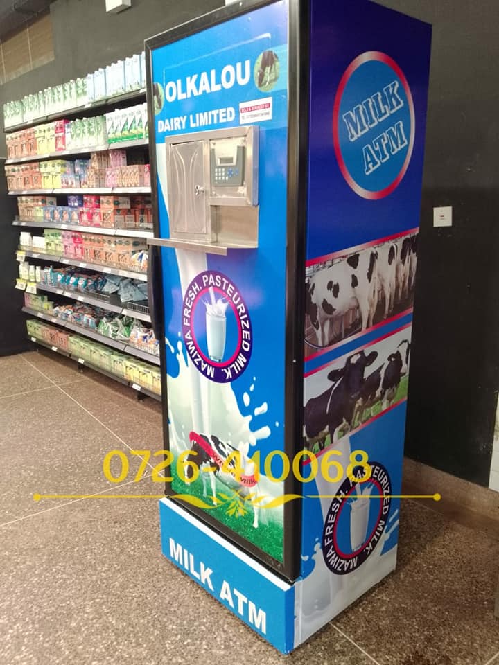 Supermarkets Milk ATMs eliminating middle main chain