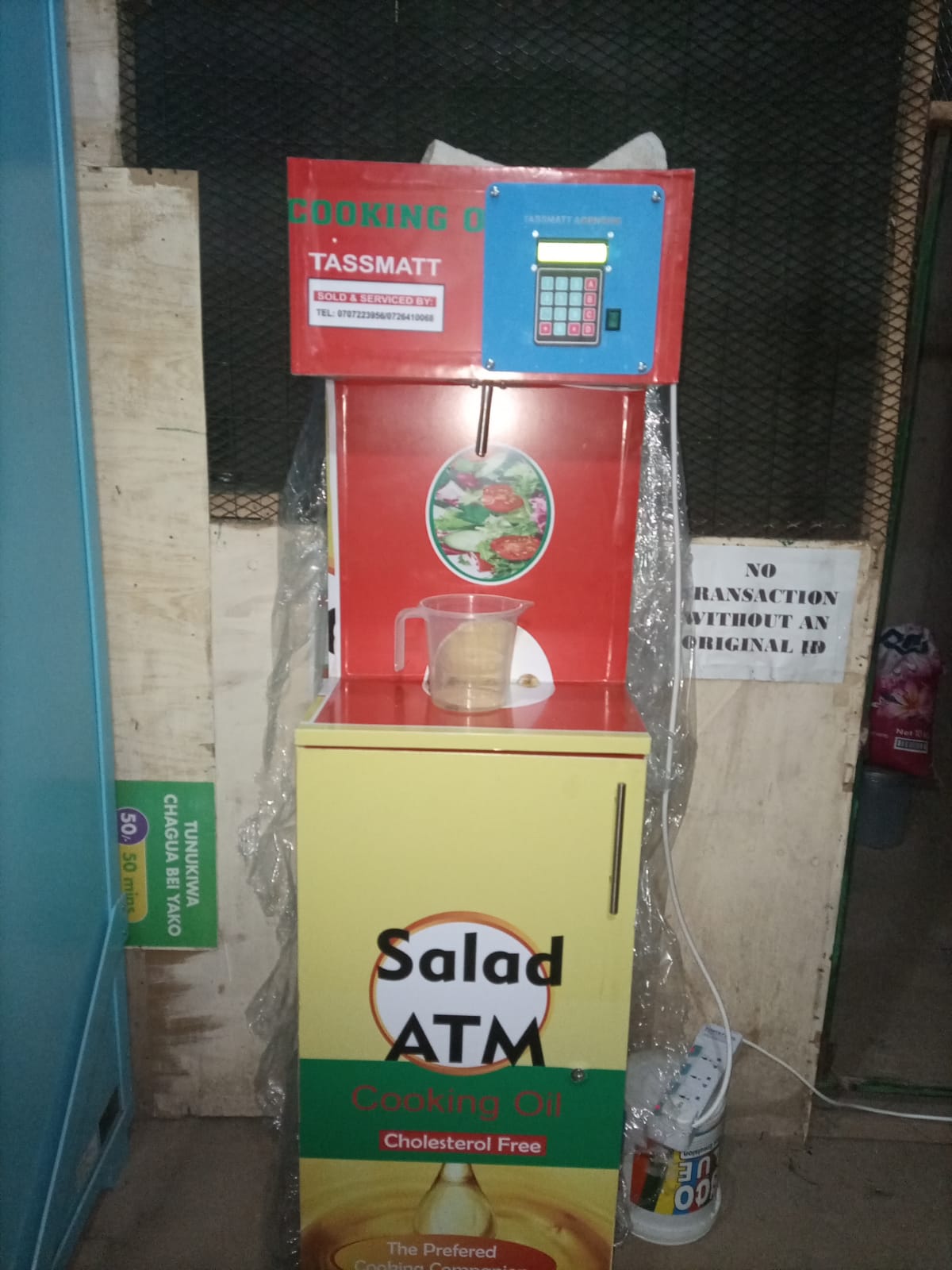 Exciting News in Umoja, Nairobi! 🌿 Our Salad Oil ATM Machine is now serving fresh and affordable salad oil in smaller quantities right at your fingertips!